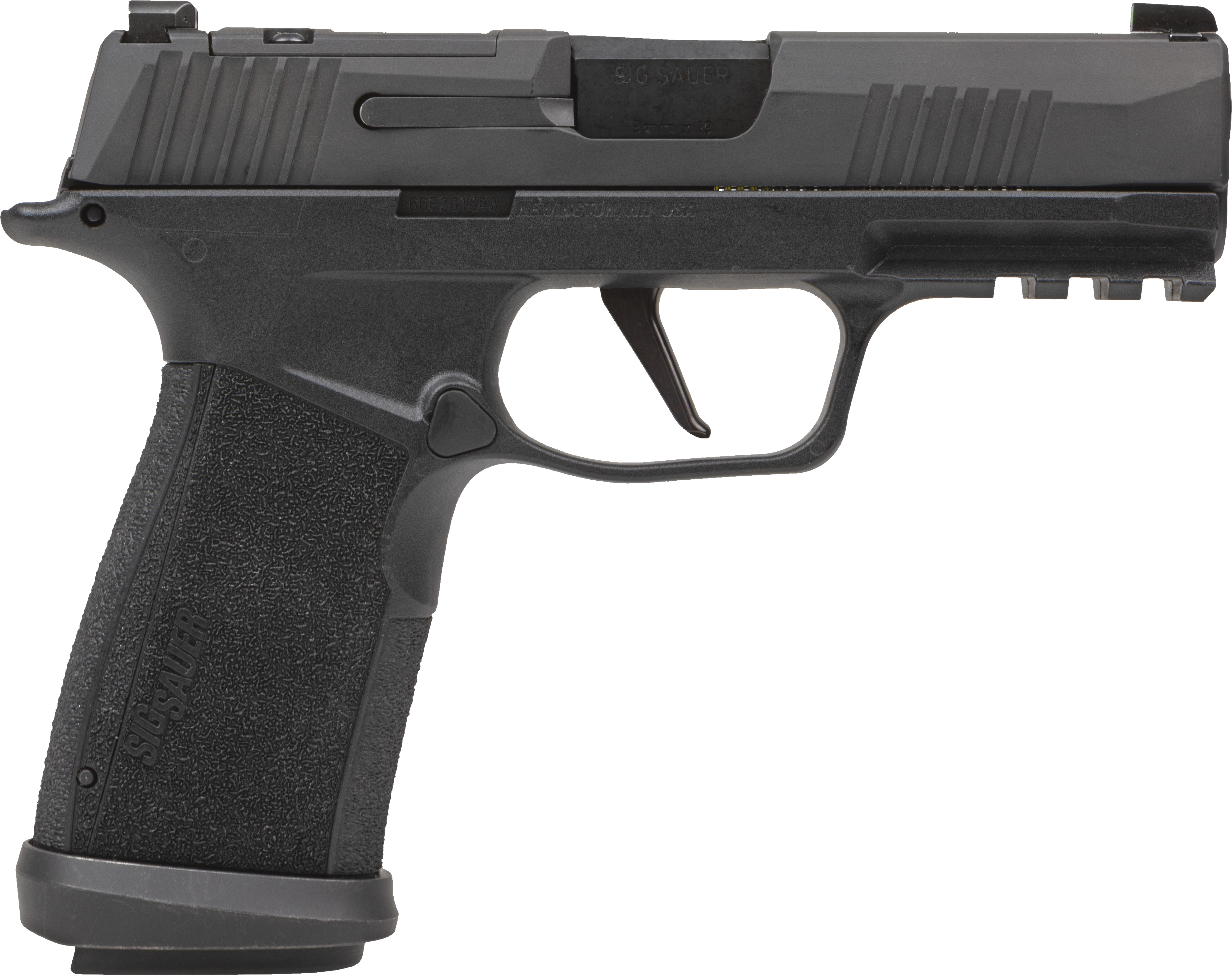 Sig Sauer P365 XMACRO TACOPS Handgun 9mm Luger 17rd Magazines(4) 3.7" Barrel Black