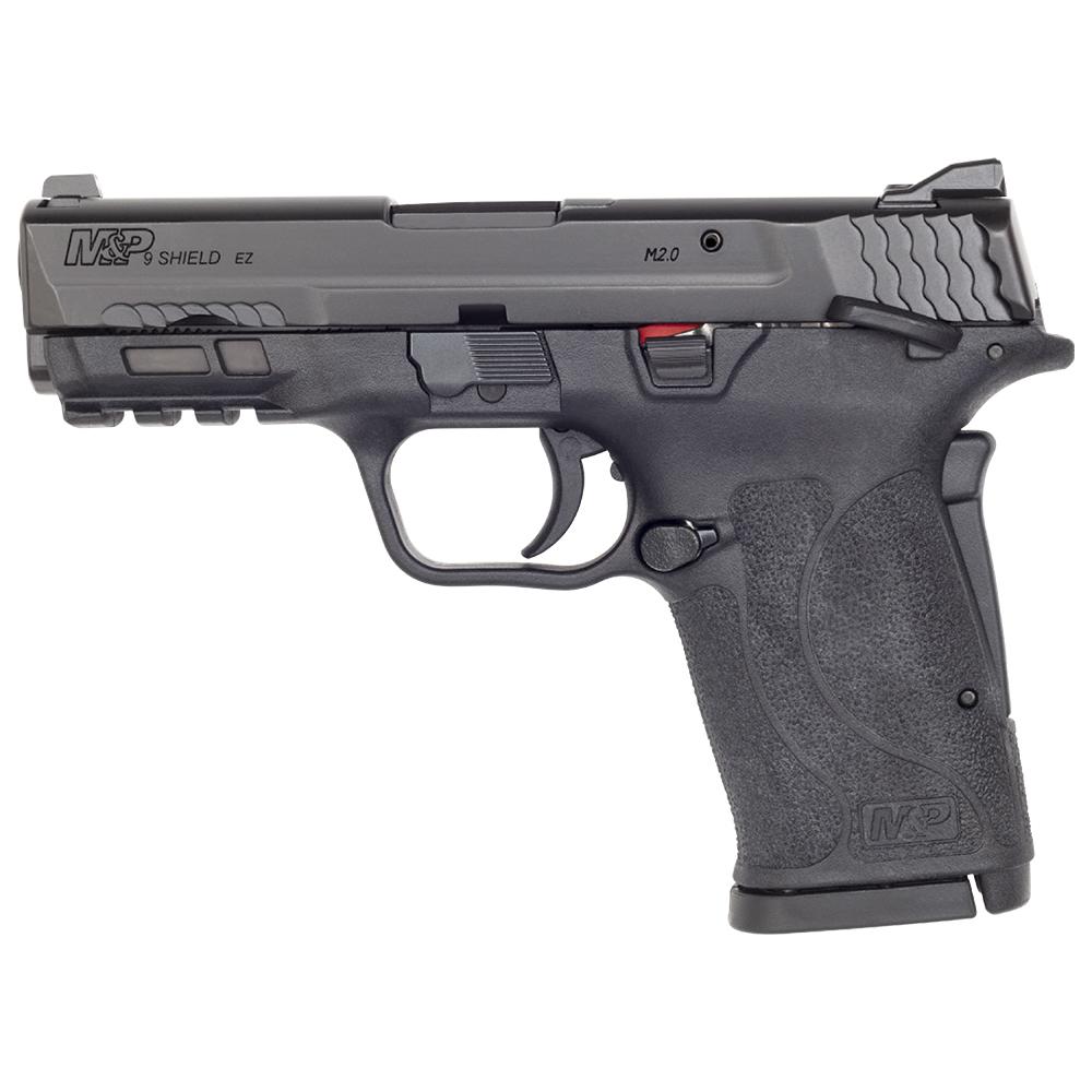 Smith & Wesson M&P9 Shield EZ M2.0 Handgun Bundle 9mm Luger 8rd Magazines (5) 3.675" Barrel Black with Case