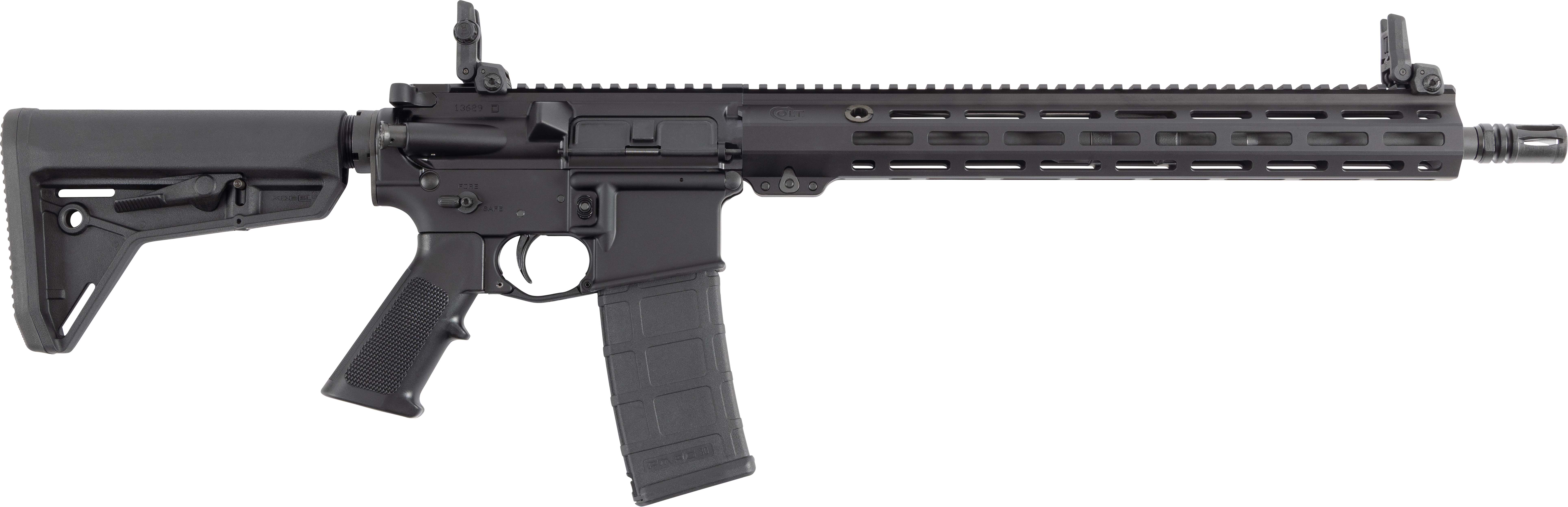 Colt EPR-II Rifle 5.56mm 30rd Magazine(1) 16.1" Threaded Barrel Black MBUS 3 Folding Sights
