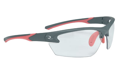 Radians Ladies Range Shooting Glasses Coral & Charcoal with Clear Lens