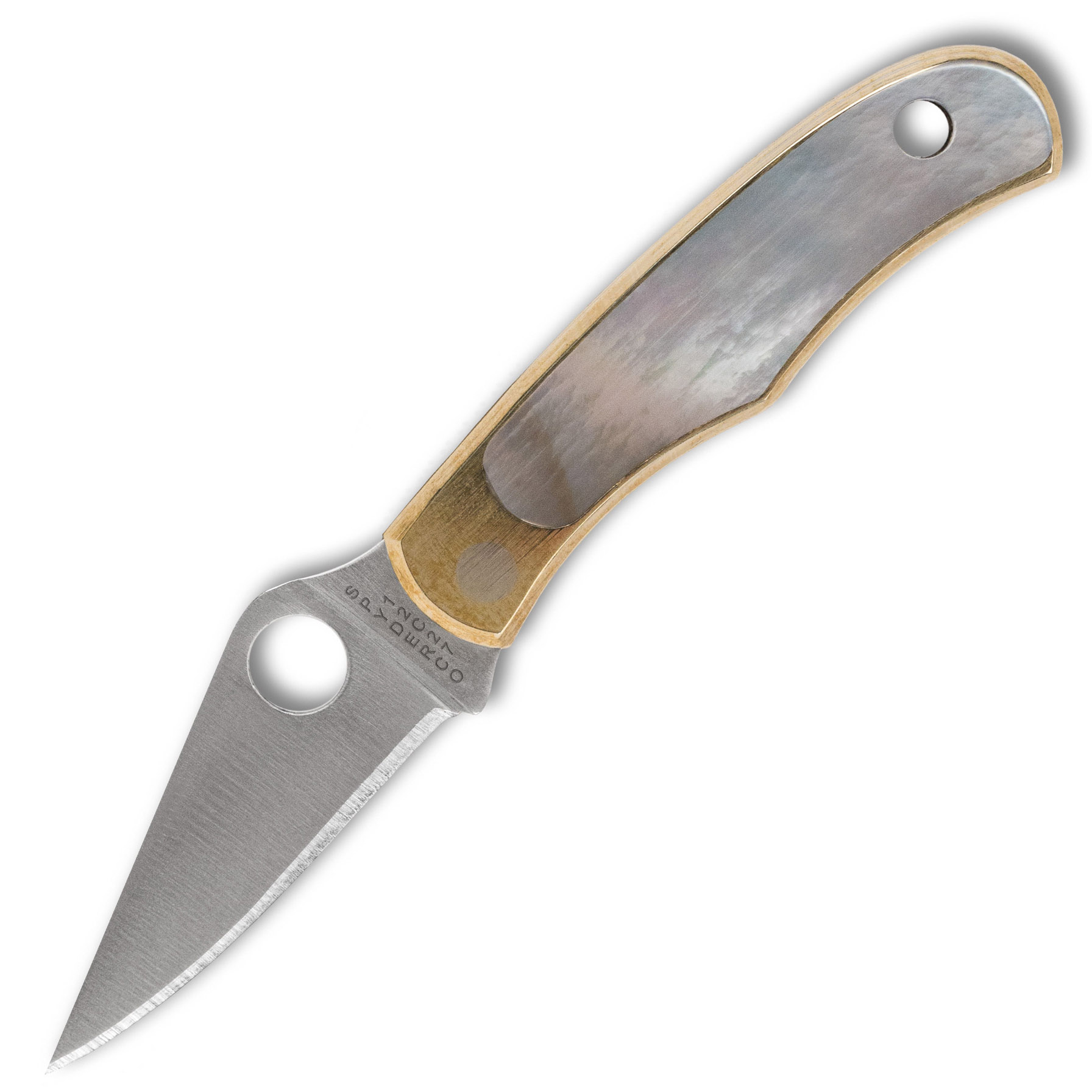 SPYDERCO BUG 1.25" NICK/SILV ABALONE