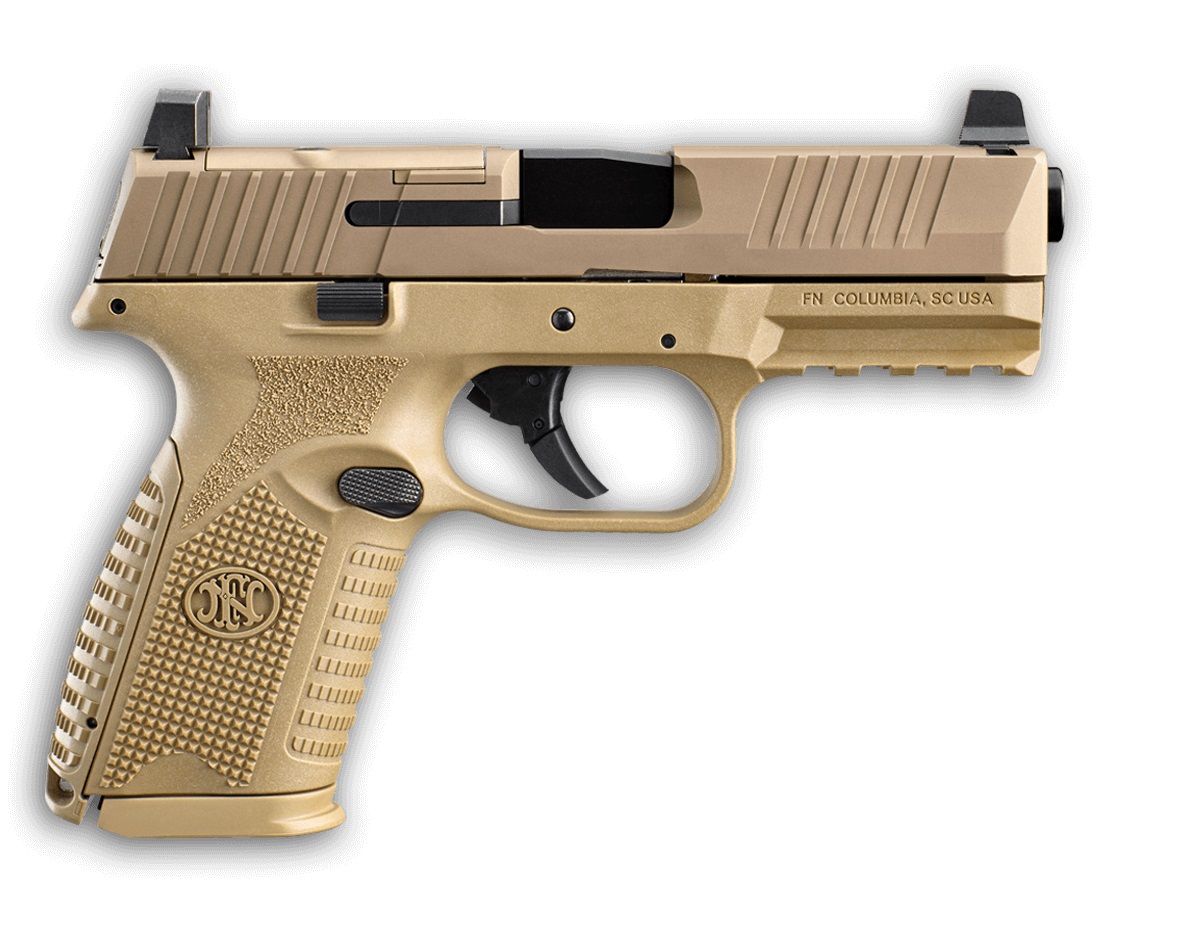 FN 509 Midsize MRD Handgun 9mm Luger 10rd Magazines (2) 4" Barrel FDE NMS