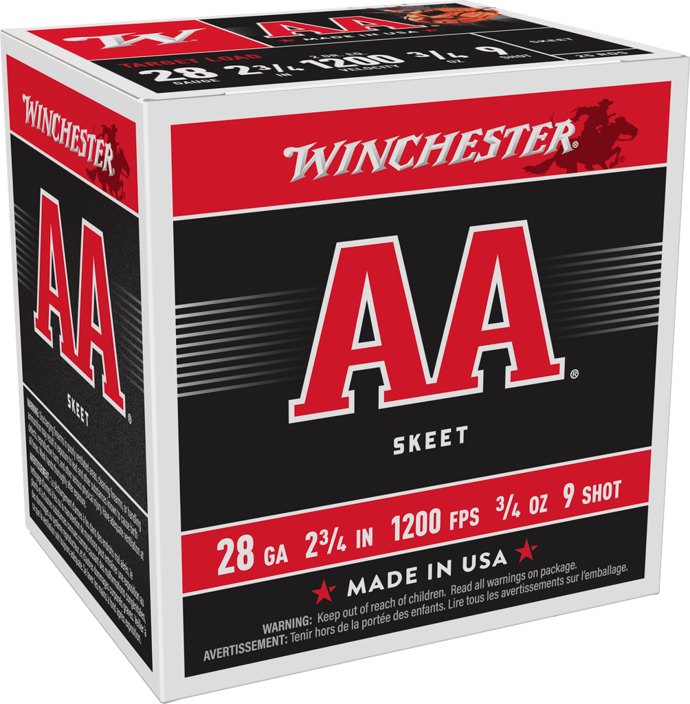 Winchester AA Target 28 ga 2-3/4" 3/4 oz #9 25/ct