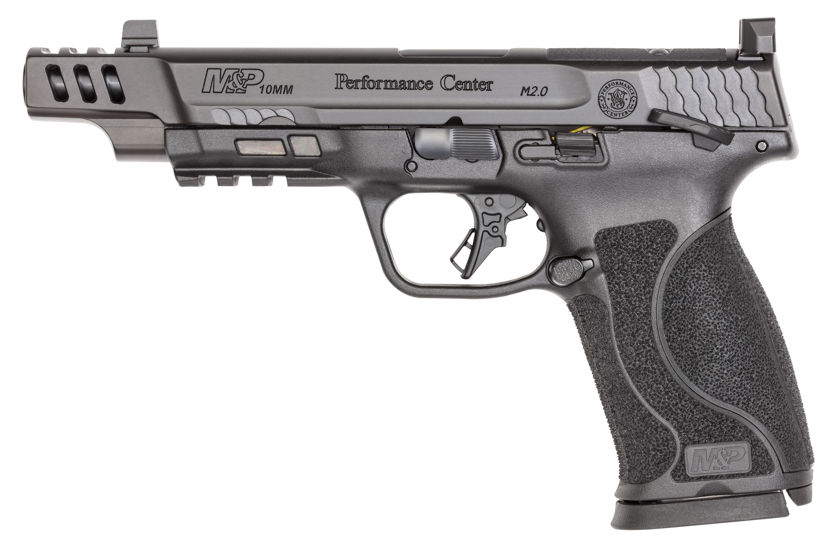 Smith & Wesson Inc. S&W PC M&P 10mm M2.0 Optic Ready Thumb Safety Handgun 10mm Auto 10rd Magazines(2) 5.6" Ported Barrel TLCI CA Compliant