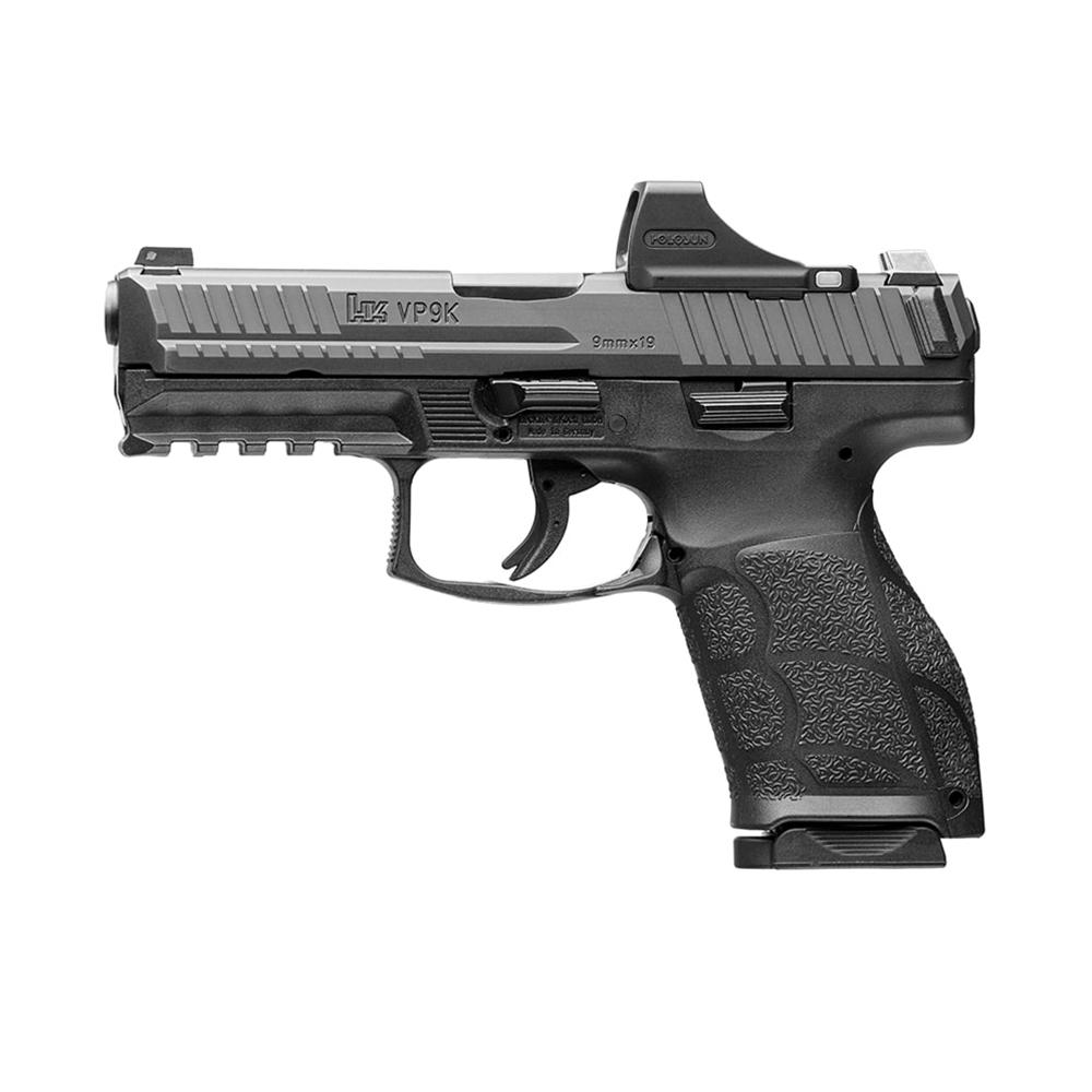 Heckler & Koch Inc. H&K VP9A1 K OE HOLOSUN SCS Handgun 9mm Luger 10rd Magazines (2) 4.09" Barrel Black with Holosun CA Compliant