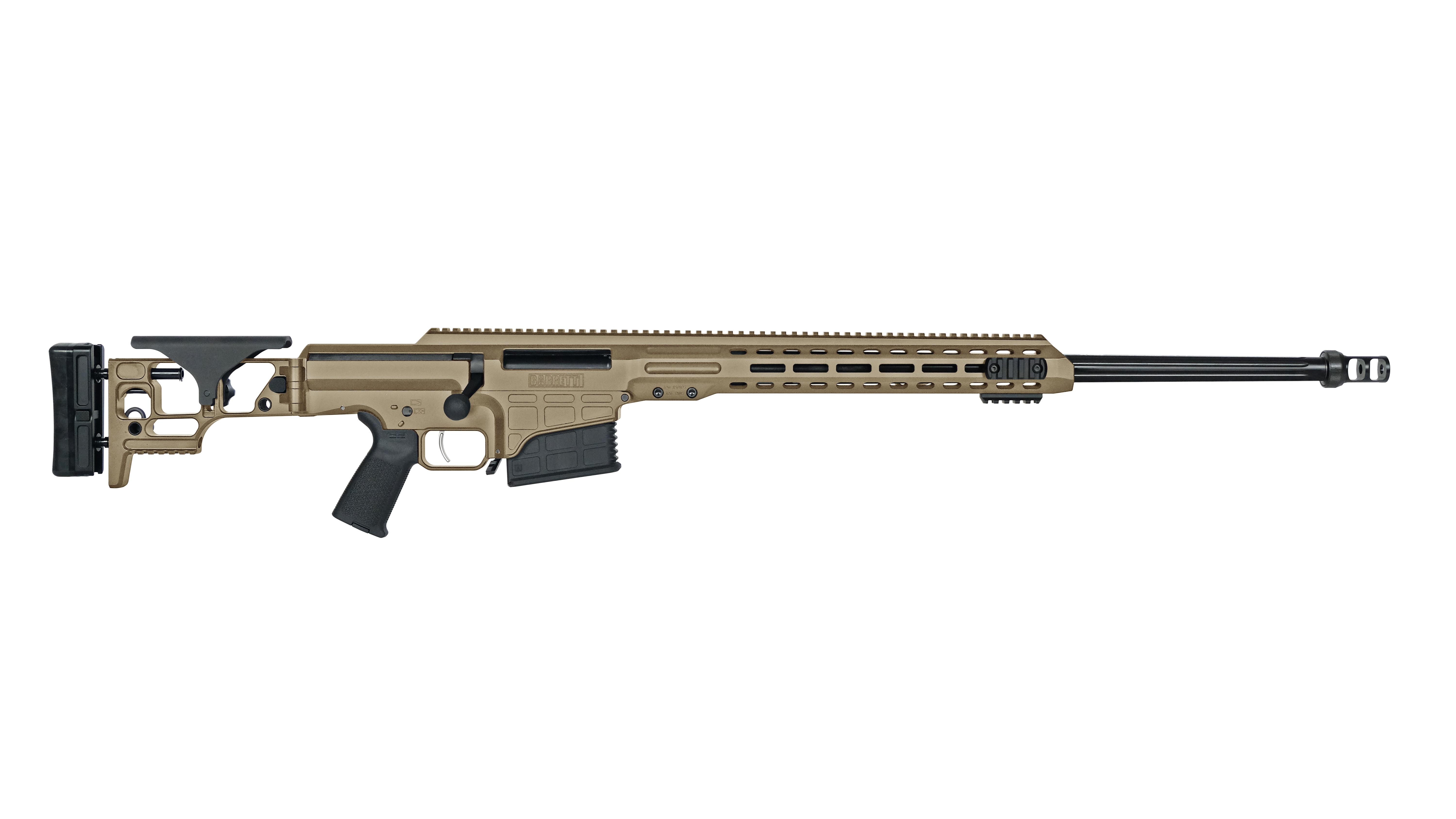 Barrett MRAD Folding Stock Rifle .308 Win 10rd Magazine(2) 24'' Fluted Barrel FDE Finish