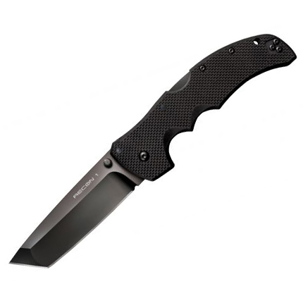 Cold Steel Recon 1 Tanto Lockback Knife - 4" Blade G-10 Black