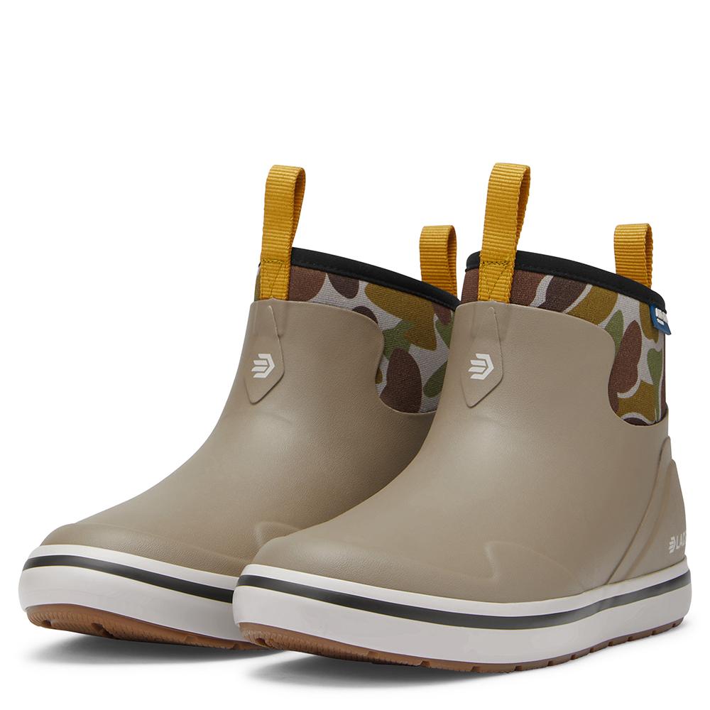 LaCrosse Womens Alpha Deck Boot 6" Timber Wolf/Camo Size 10