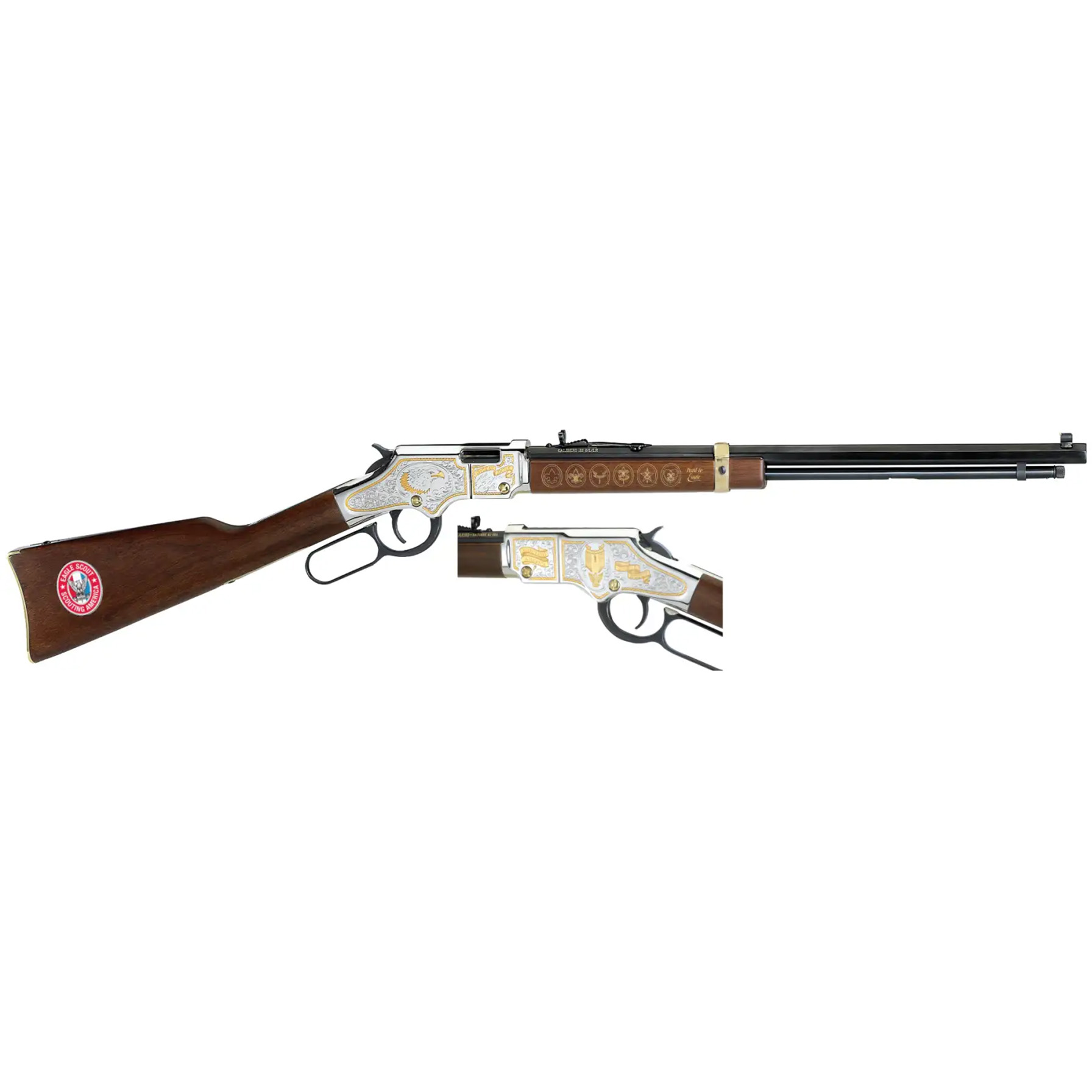 Henry Golden Boy "Eagle Scout Tribute 2nd Edition" Rifle .22 LR 17rd Capacity 20" Octagon Barrel Wood Stock
