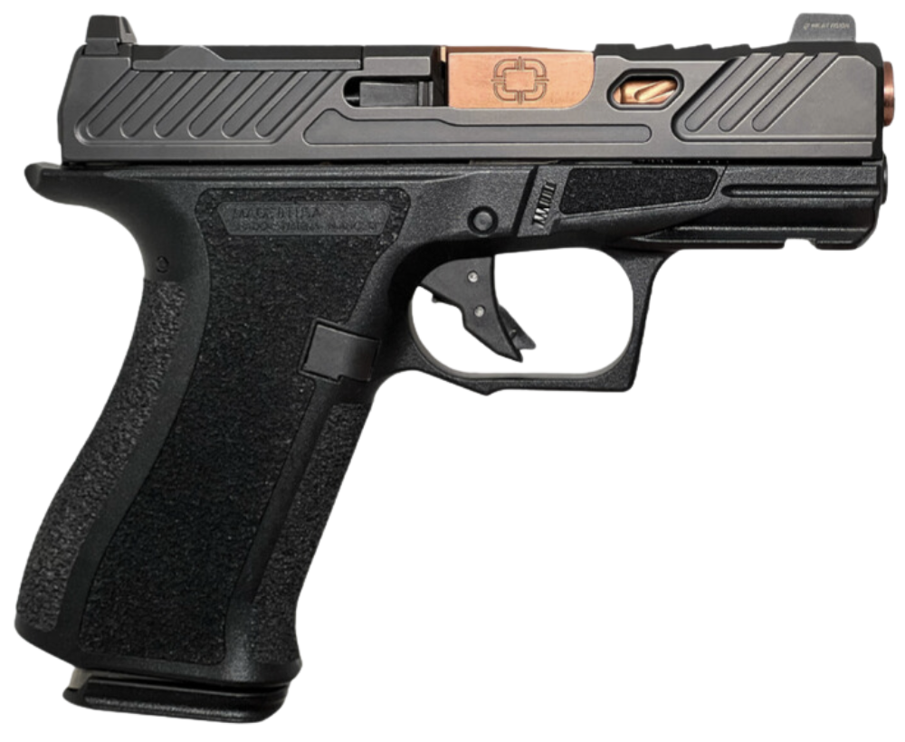 Shadow Systems CR920X Crossover Subcompact Handgun 9mm Luger 15rd Magazines (2) 3.41" Bronze Barrel Black
