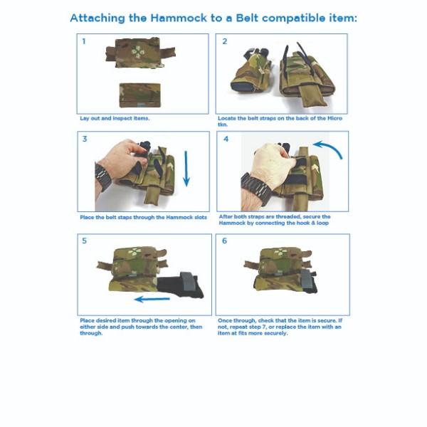 Blue Force Gear The Shear Hammock Tourniquet Hammock Coyote Brown