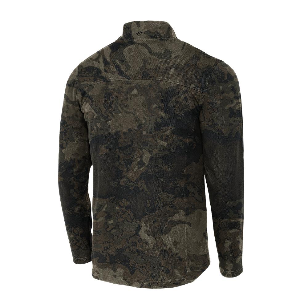 Gsm Muddy DV8 Quest Midweight Quarter Zip Sweatshirt Veil Canyon Grey 2XL