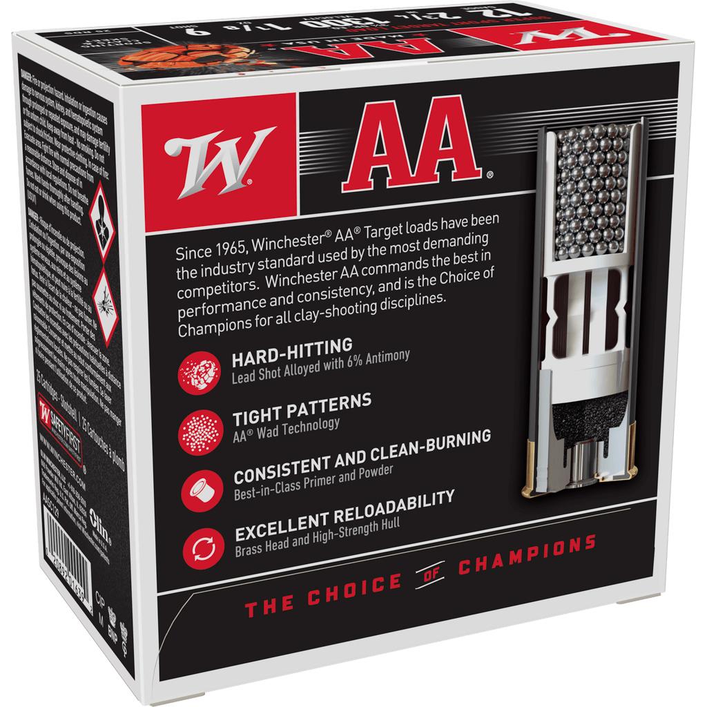 Winchester AA Super Sport 12 ga 2-3/4" 1-1/8 oz #9 1300 fps - 25/ct