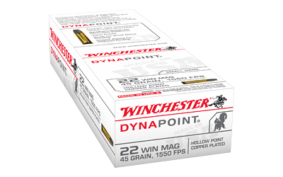 Winchester Dynapoint Rimfire Ammunition .22 WMR 45 gr. DP 1550 fps 50/ct