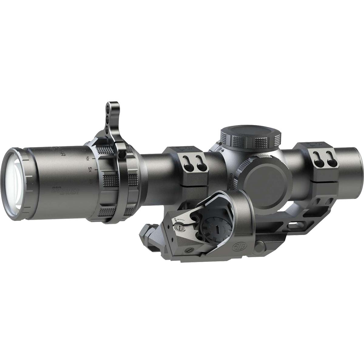 Sig Sauer Tango-MRS Compact Rifle Scope 1-6x24 30mm SFP BDC6 Illum. Black with Romeo 1 Red Dot