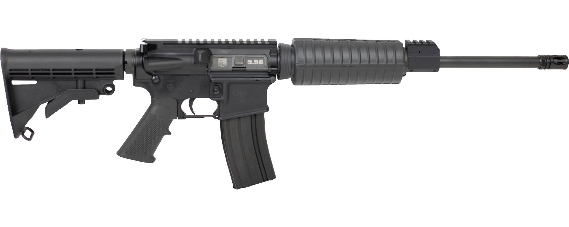 Diamondback DB15 USB Lite Rifle 5.56mm 30rd Magazine 16'' Barrel Rail Height Gas Block Black