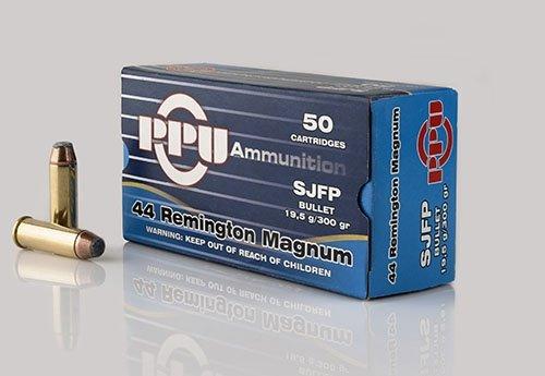 TRZ Trading Inc. PPU Handgun Ammunition .44 Mag 240 gr HP 1541 fps 50/ct