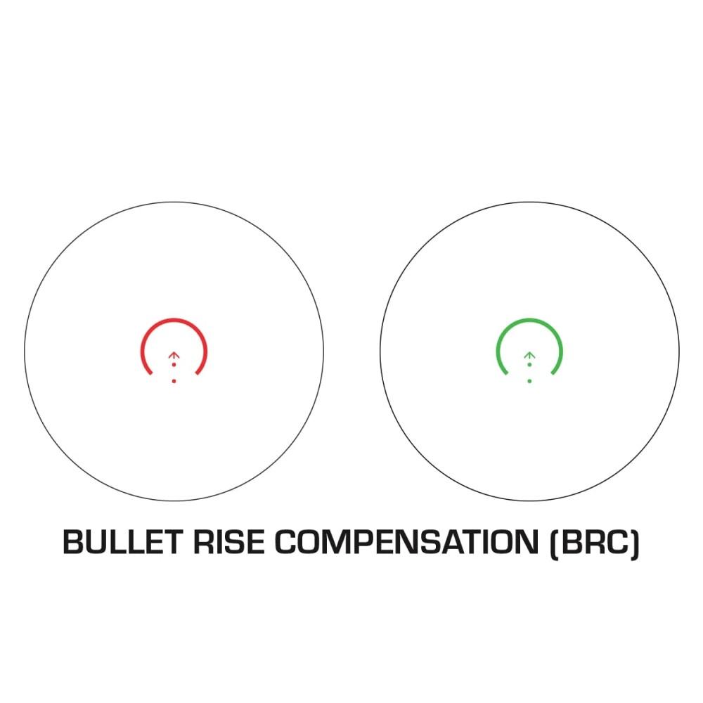 10 Ring Swampfox Raider 1x20 Micro Prism Red BRC Reticle Black