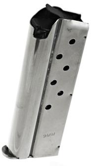 Sturm Ruger & Co Ruger Officer Style SR1911 Stainless Steel Magazine 9mm Luger 7/rd