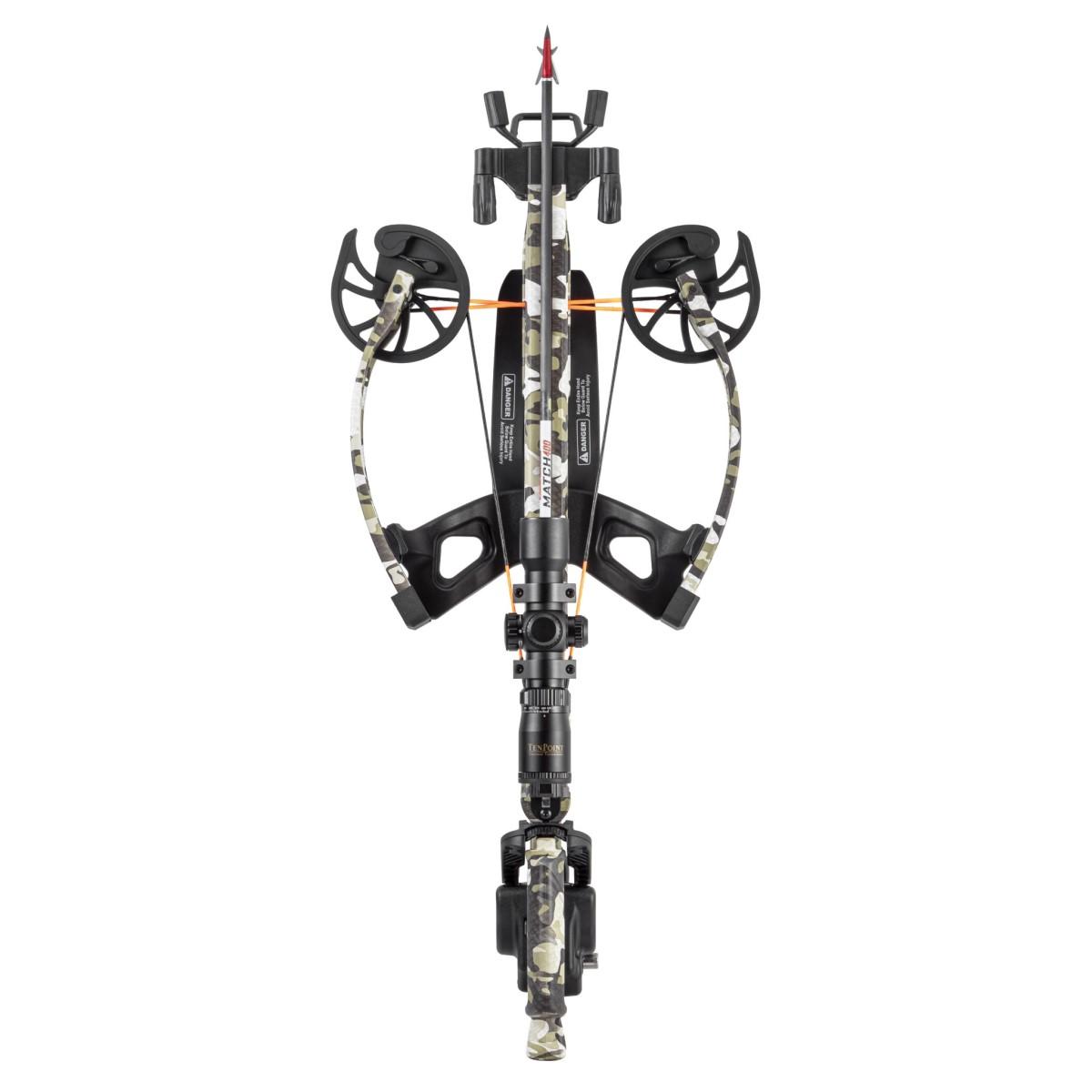 Tenpoint Crossbow Technologies Wicked Ridge Fury 410 De-Cock Crossbow ACUdraw RangeMaster Pro Scope Camo