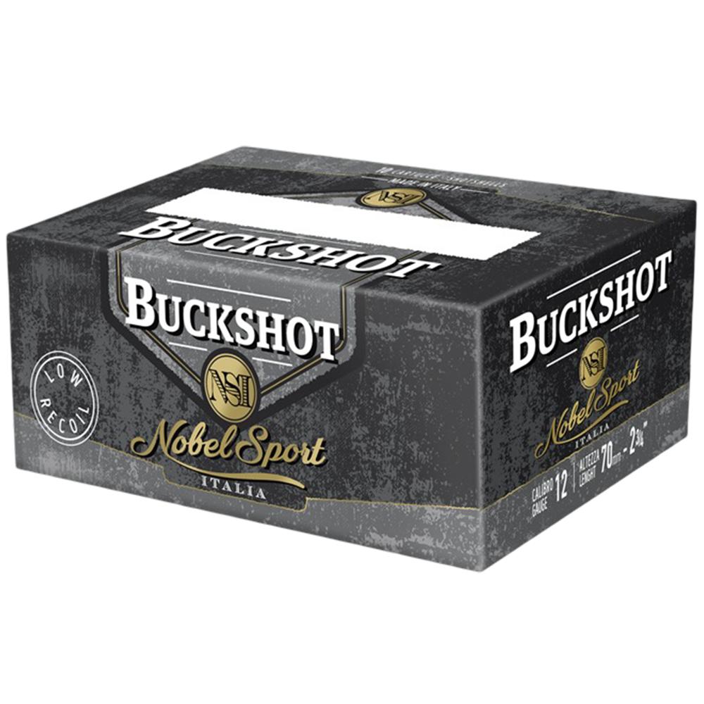 Eurosports LLC Noble Sport Buckshot Law Enforcement Shotshells 12 ga 2-3/4" 9 pellet 1200 fps #00 10/ct