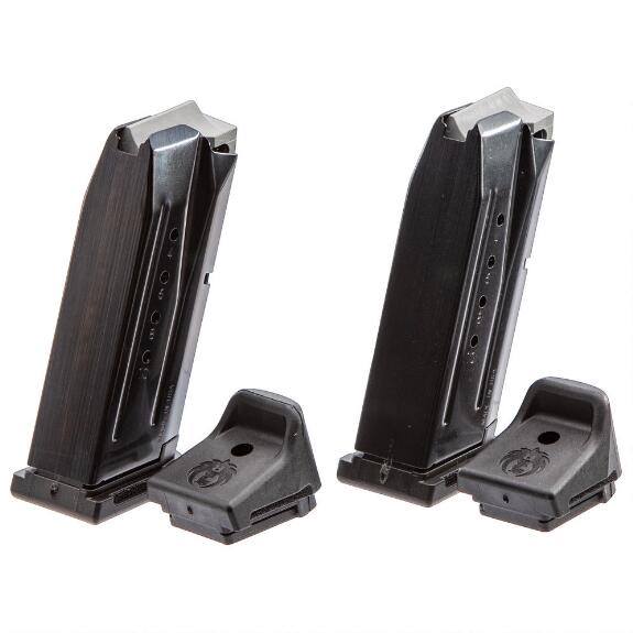 Sturm Ruger & Co Ruger Security-9 Compact Magazine 9mm Black Oxide Steel 10/rd 2/pk