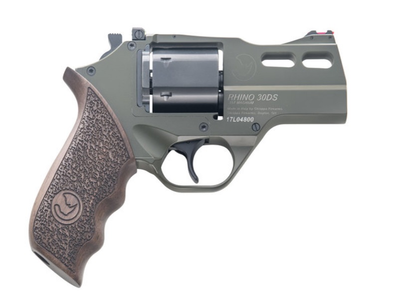 Chiappa Rhino Revolver 30DS Hunter OD Green Hand Gun .357 Mag 6rd Capacity 3" Barrel with 3 Moon Clips