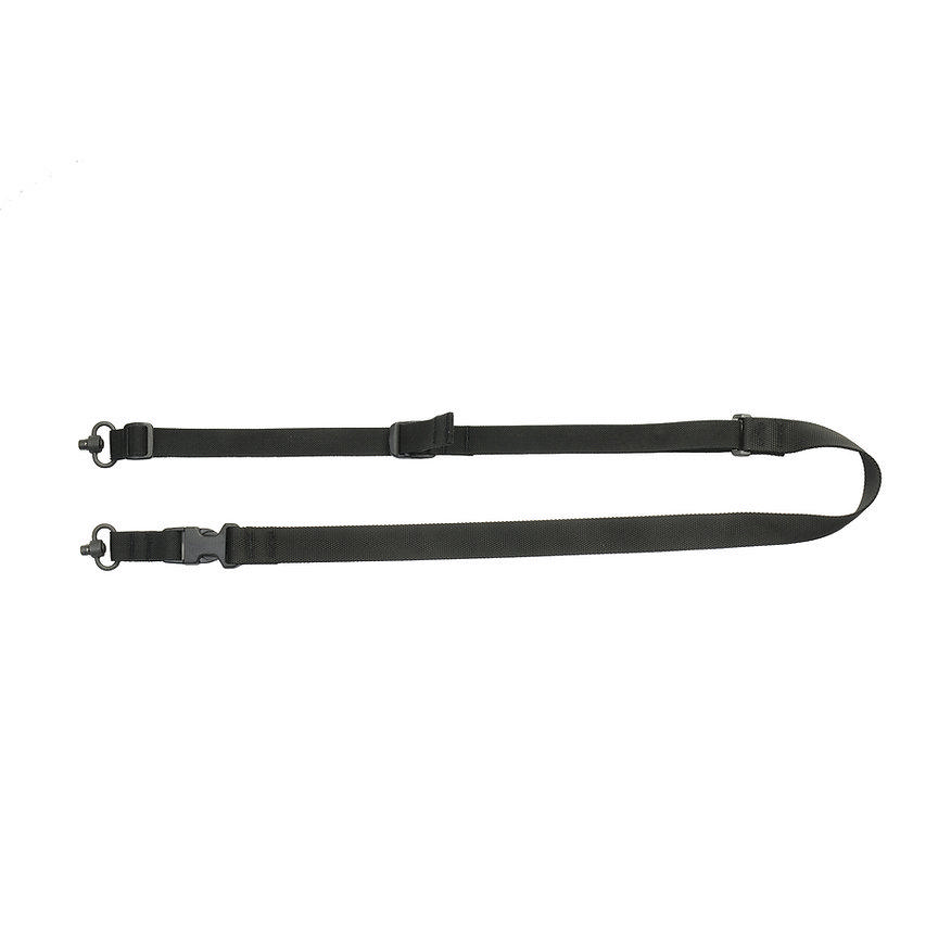 Military Products TacShield 2-Point Quick Adjust Sling with QD Attachments 1.25" Black