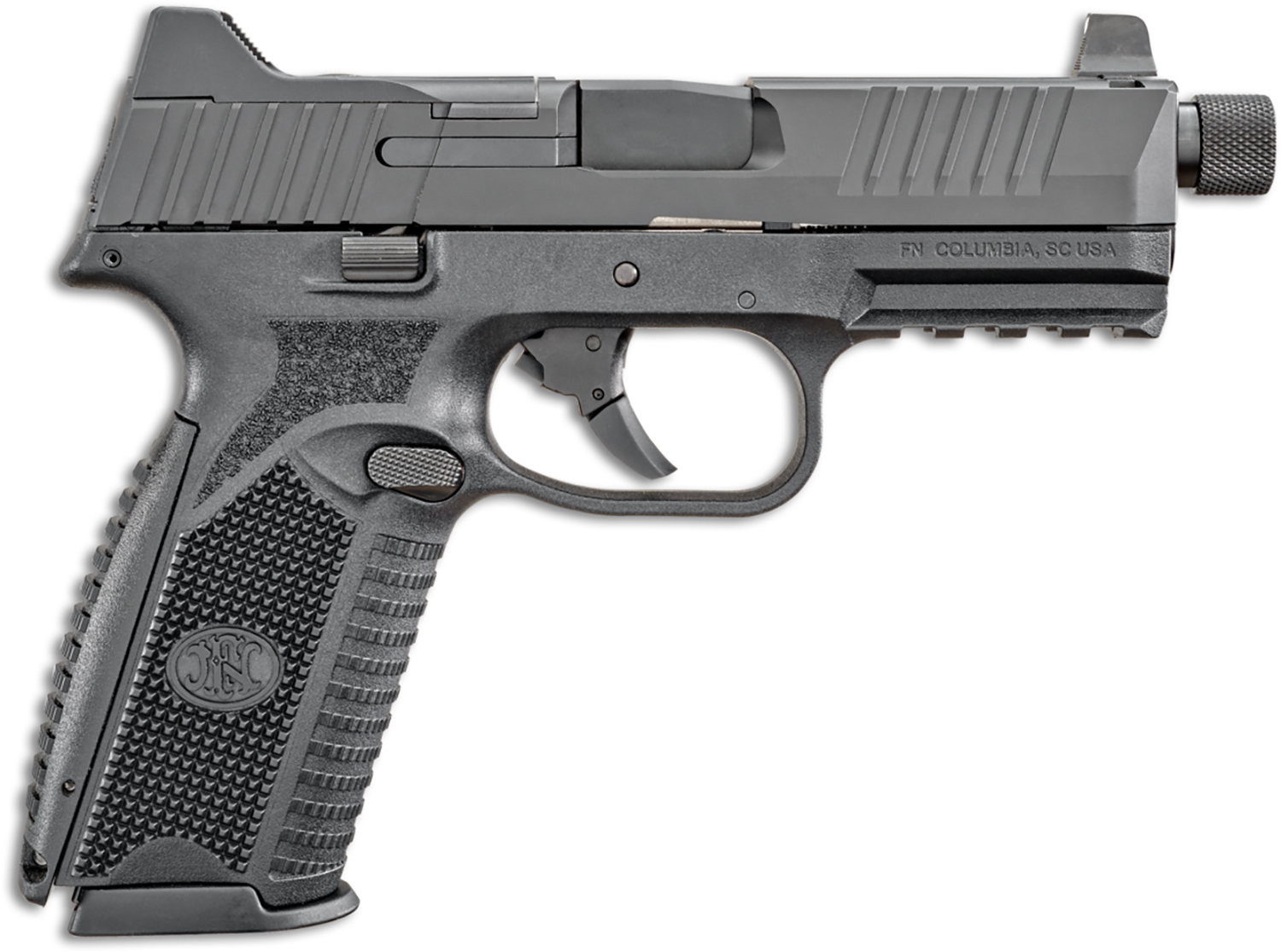 FN 509 Tactical Handgun 9mm Luger 10rd Magazines (2) 4.5" Threaded Barrel Black NMS