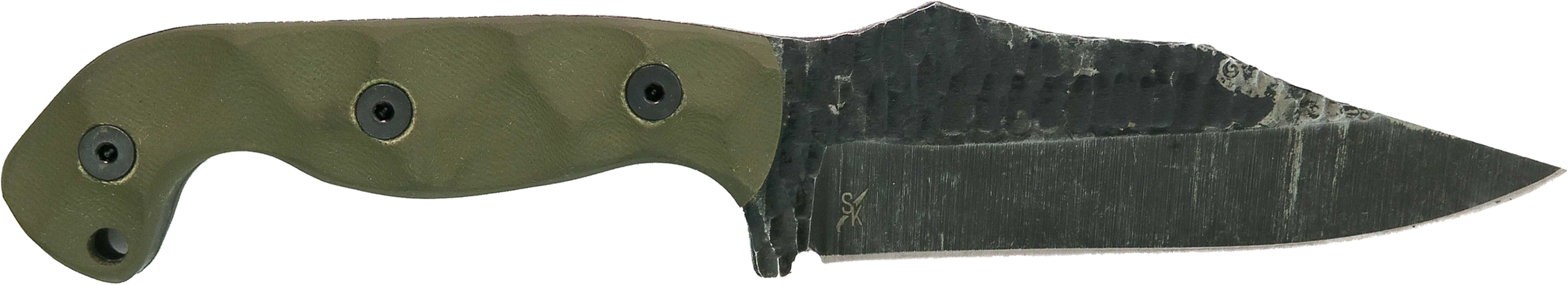 Stroup Knives STP TU1 OD GREEN G10