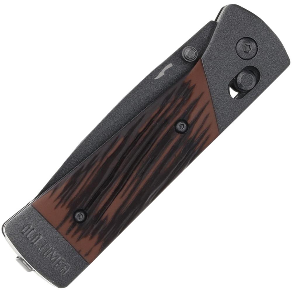 Battenfeld Knives Old Timer Frontier Pivot Lock Folding Knife 3-1/10" Drop Point Blade Wood