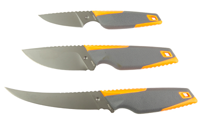 Outdoor Edge Vantex 4-Piece Roll Pack Knife Kit with 3 Blades