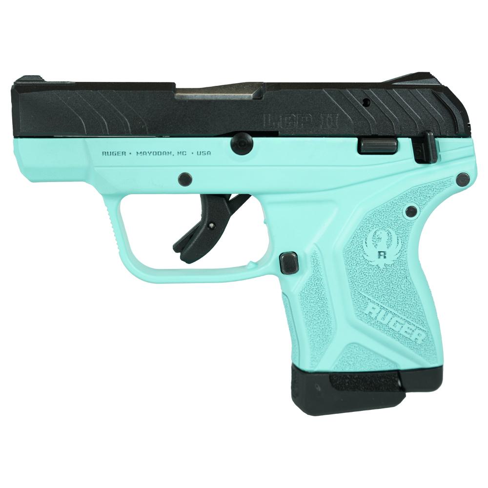 Sturm Ruger & Co Ruger LCP II Custom "Robin's Egg Blue Frame" Handgun .22 LR 10/rd Magazine 2.75" Barrel Pocket Holster
