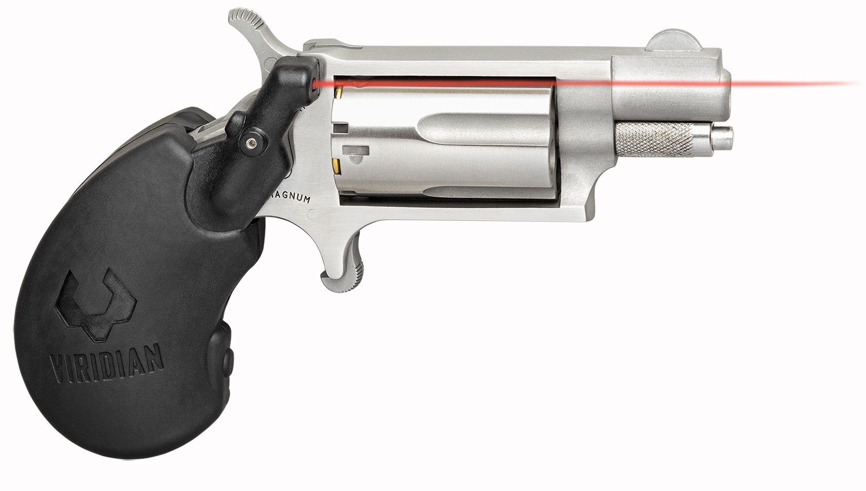 NAA 22MS VL Mini-Revolver Handgun .22 WMR 5rd Capacity 1.125" Barrel with Viridian Laser Grip