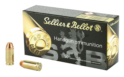Mag-Tech/Sellier- Bellot Sellier & Bellot Pistol & Revolver Ammo .40 S&W 180 gr FMJ 50/ct