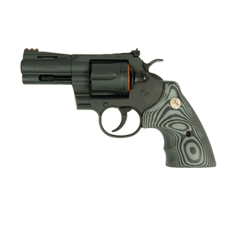 Colt Python Rugged Matte Blued Handgun .357 Mag 6rd Capacity 3" Barrel G10 Grips