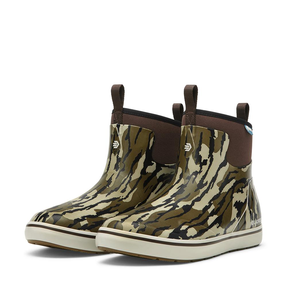 LaCrosse Mens Alpha Deck Boot 6" Mossy Oak Original Bottomland Size 10