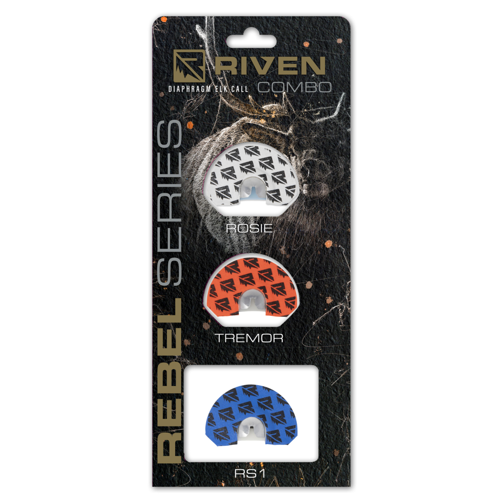 Higdon Outdoors Riven Rebel Series Domed Elk Mouth Calls Rosie Tremor RS1