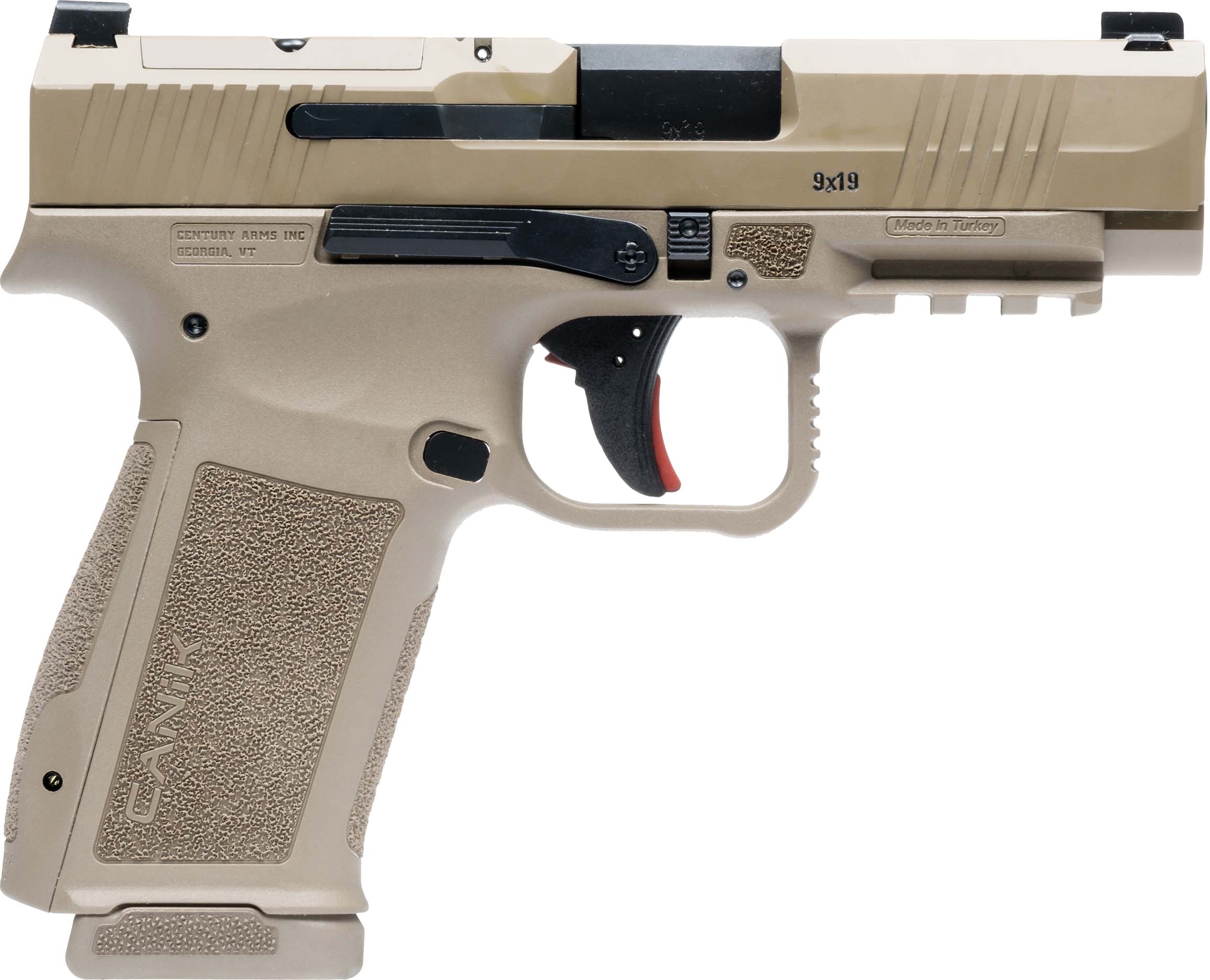Canik Mete MC9LS Handgun 9mm Luger 17rd Magazines(2) 3.64" Barrel Optic Ready FDE