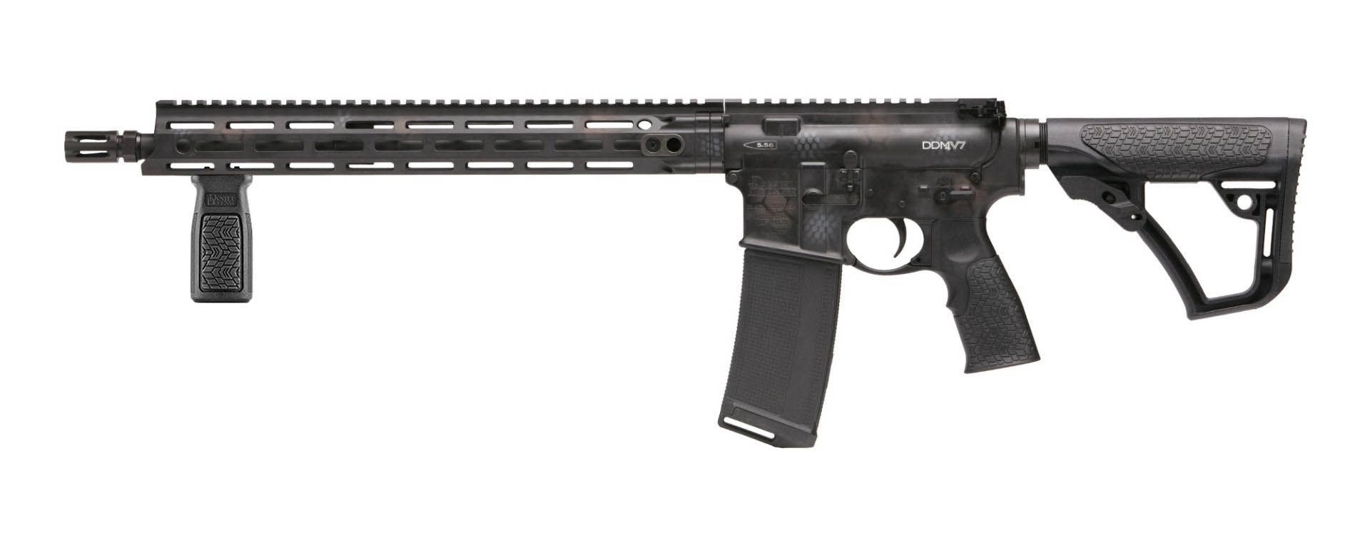 DANIEL DEFENSE DDM4V7 5.56 RIFLE 16" MFR RAIL, RATTLECAN 1-32RD MAG