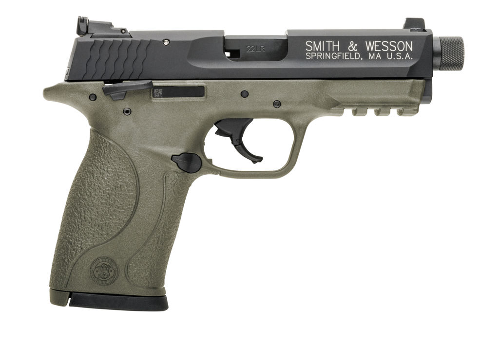SMITH & WESSON M&P 22 COMPACT 22LR 3.6" PSTL FDE TB 10RD