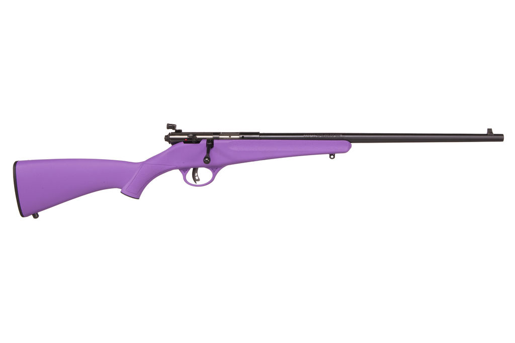 Savage Rascal Single Shot Rifle .22LR 1rd Capacity 16.125" Barrel Purple Stock