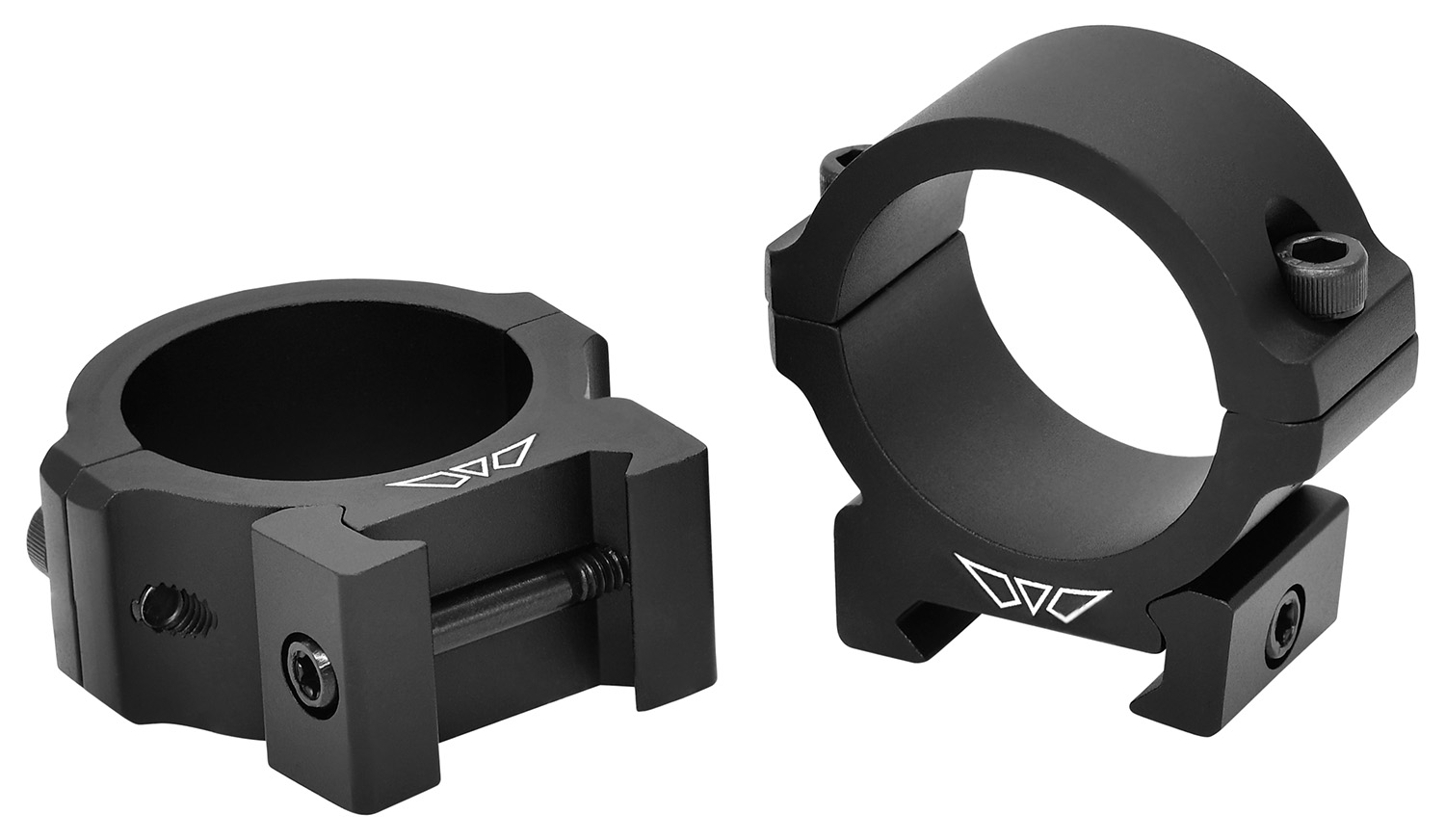 Warne Vapor 2-Piece Horizontal Scope Rings 30mm Low Matte