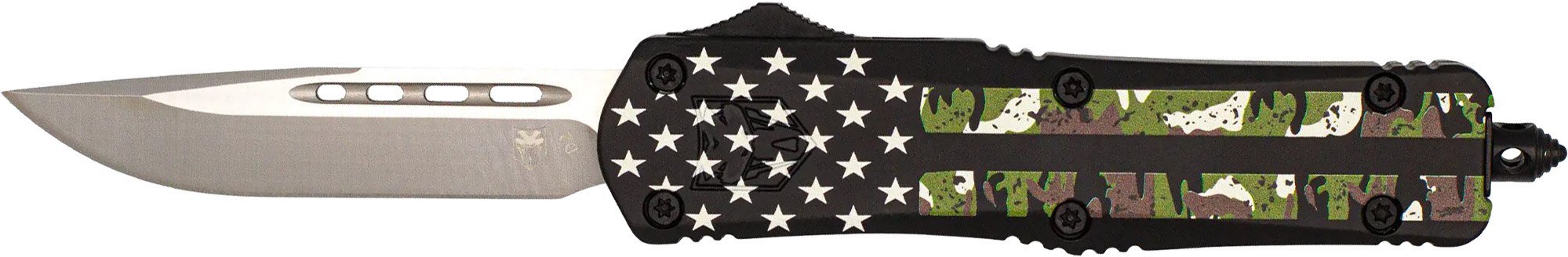 CobraTec Knives CBT MED FS-3 CAMO FLAG DROP PT