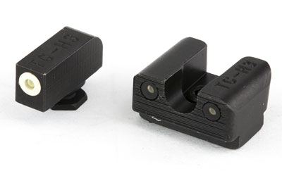 Truglo Tritium Pro Night Sights for Glock 42/43/43x/48 Front Outline White/Rear Green
