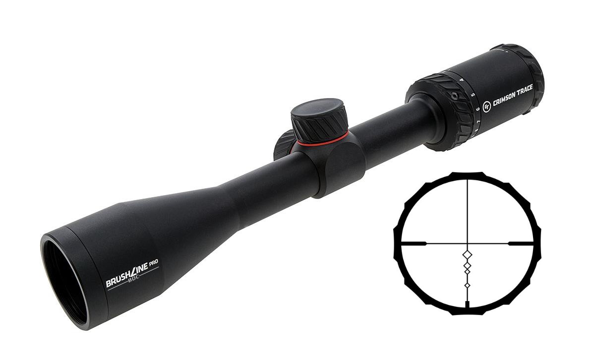 Crimson Trace Brushline Pro Rifle Scope 3-9x40mm 1" SFP BDC PRO