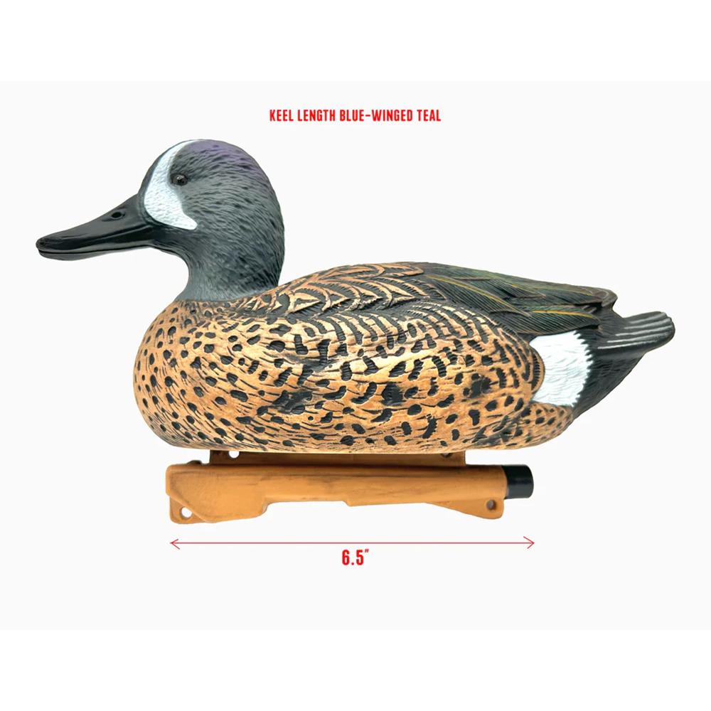 AdvenTec LLC dba Rig Em Right Outdoors Rig'Em Right Mainline Series Blue-Winged Teal Duck Decoy 12/ct
