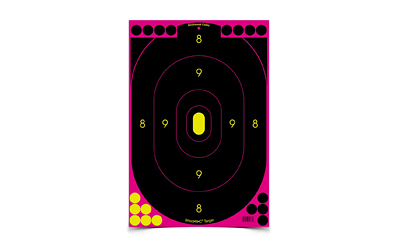 Birchwood Casey Shoot-N-C Pink Reactive Targets 12"x18" 5/ct