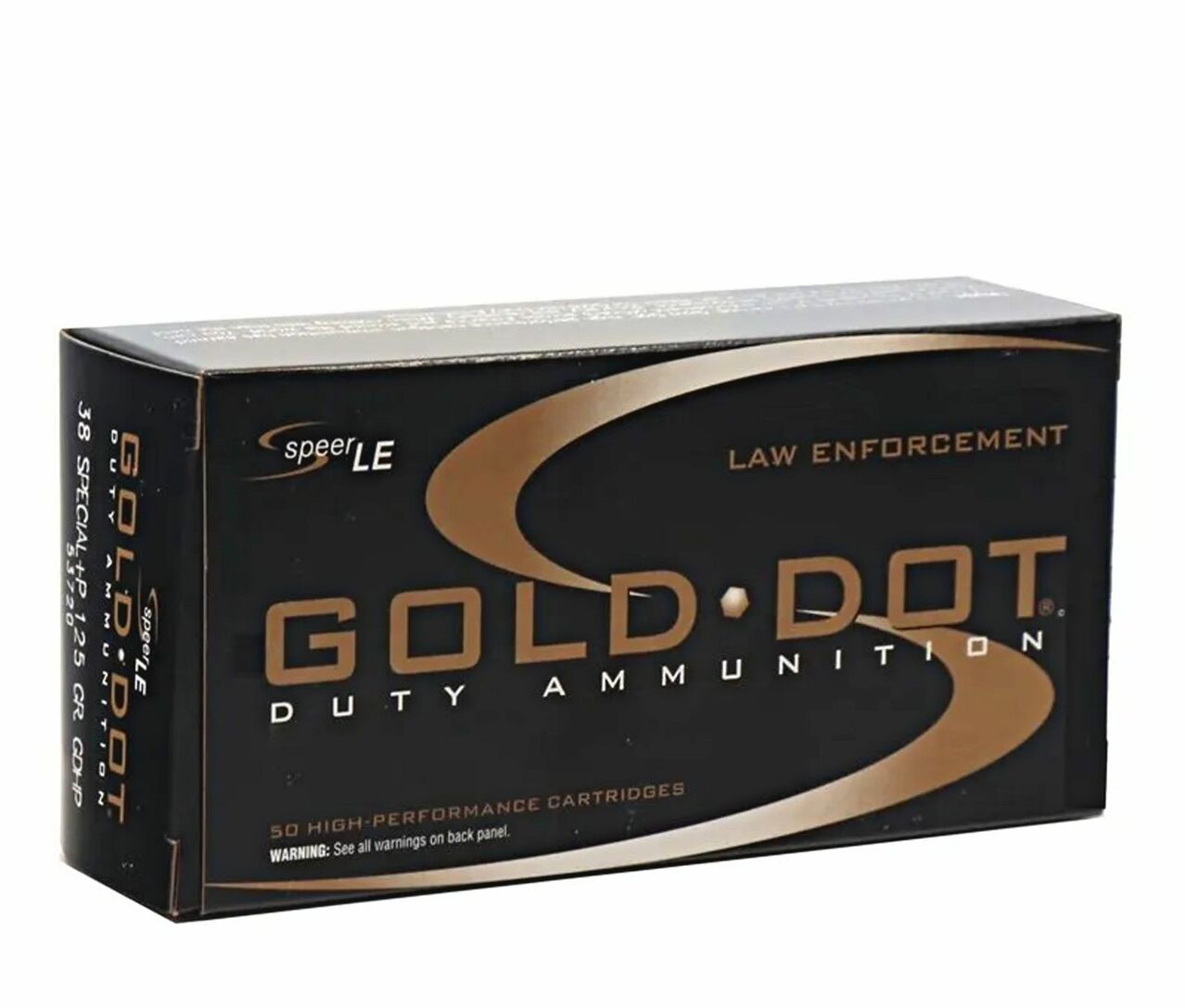 Speer CCI GOLD DOT 38SPL+P 125GR GDHP