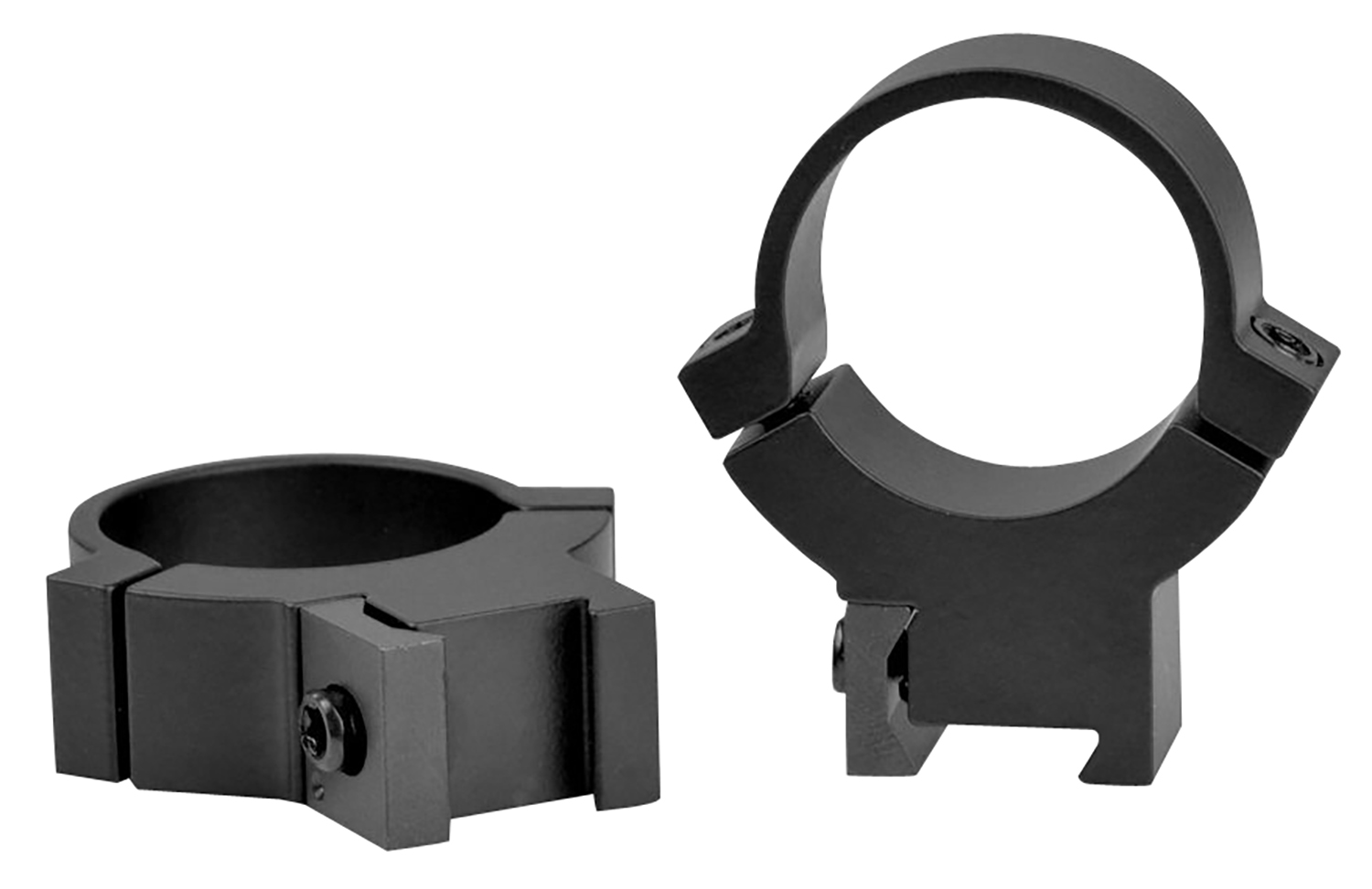 Warne 722M Rimfire Rings 1" High Black